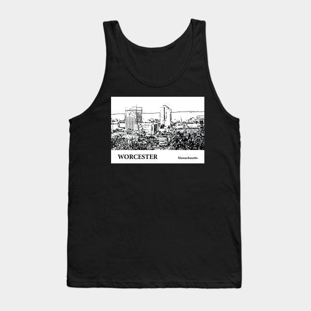 Worcester - Massachusetts Tank Top by Lakeric